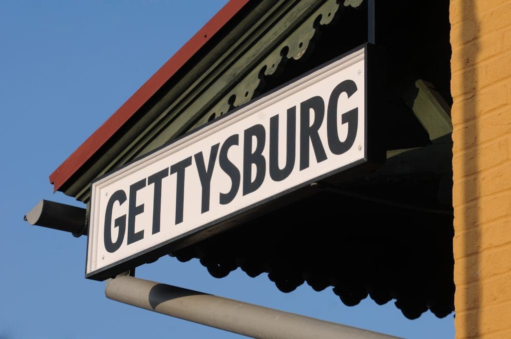 Gettysburg - Gettysburg Sign