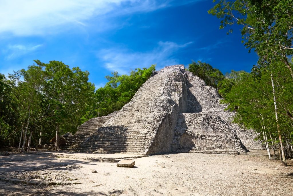 How old are the ruins of Coba?