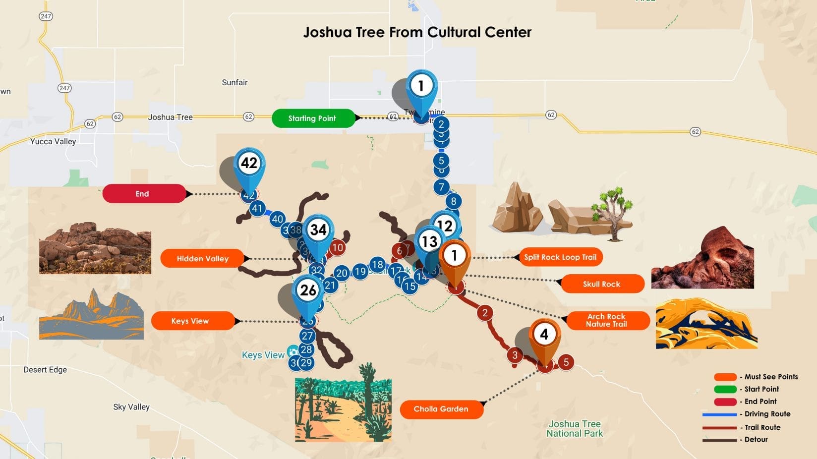 Joshua Tree National Park Self-Guided Driving Tour