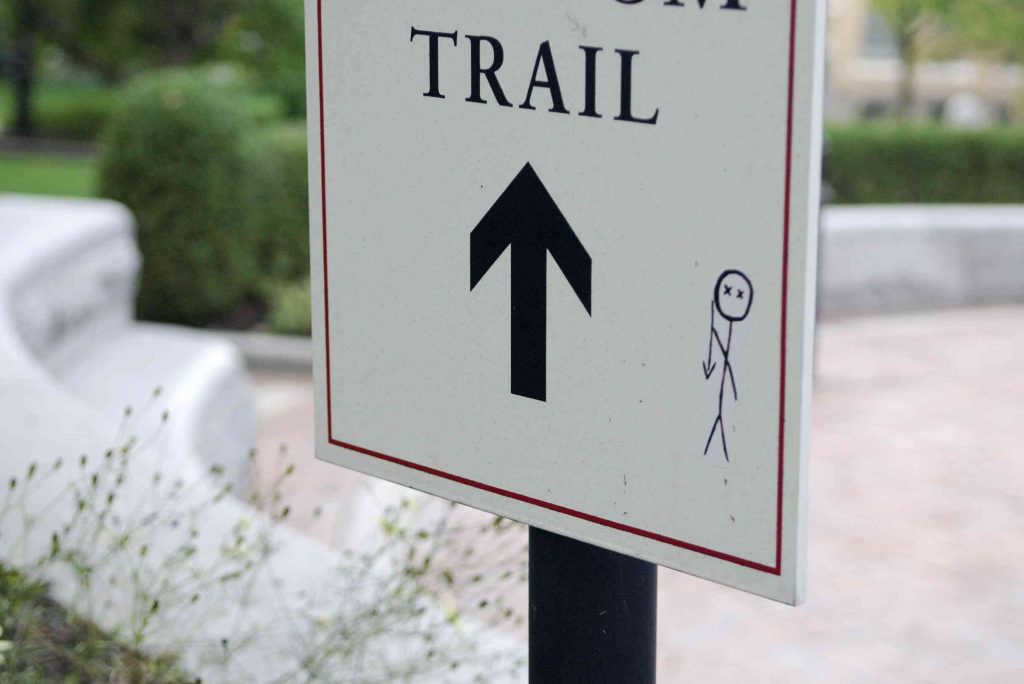Is the Freedom Trail Marked?