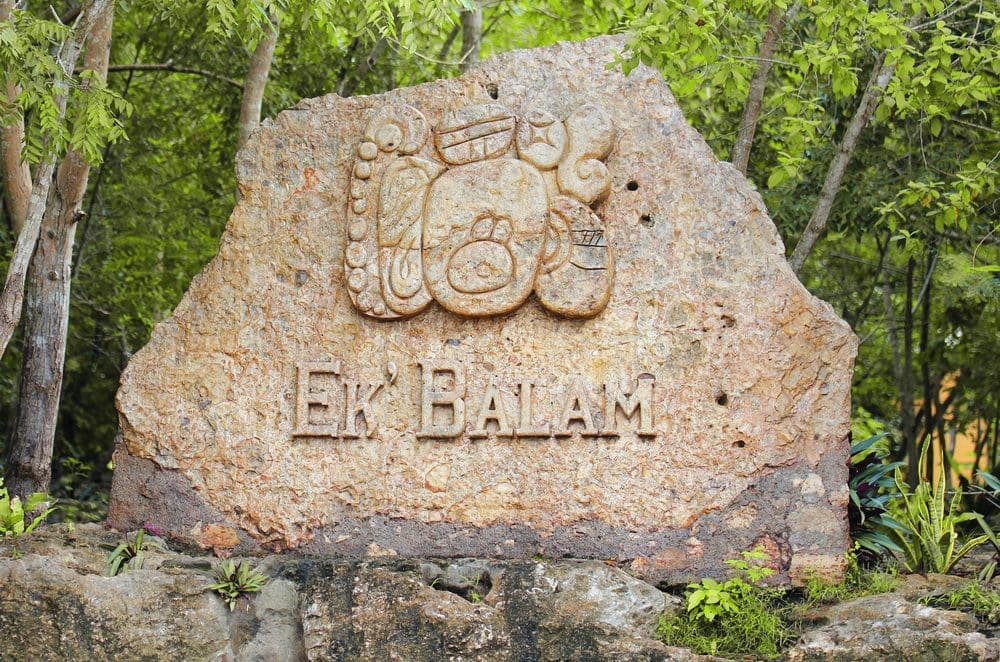 Ek Balam - stone inscription