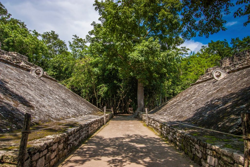 How far are the Coba Ruins from Cancun?