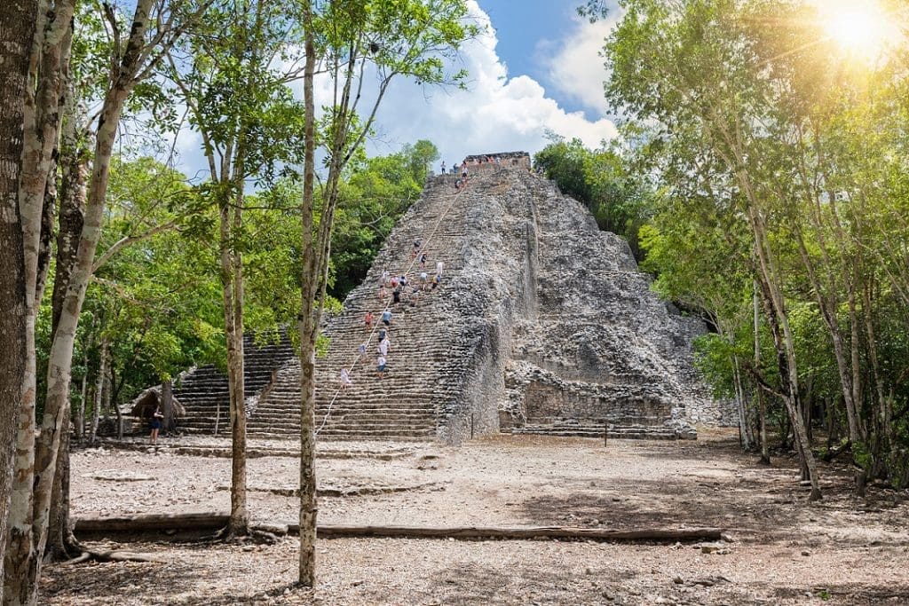 Coba - Mayan Nohoch Mul pyramid