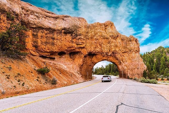 Can You Drive Your Car Through Bryce Canyon?