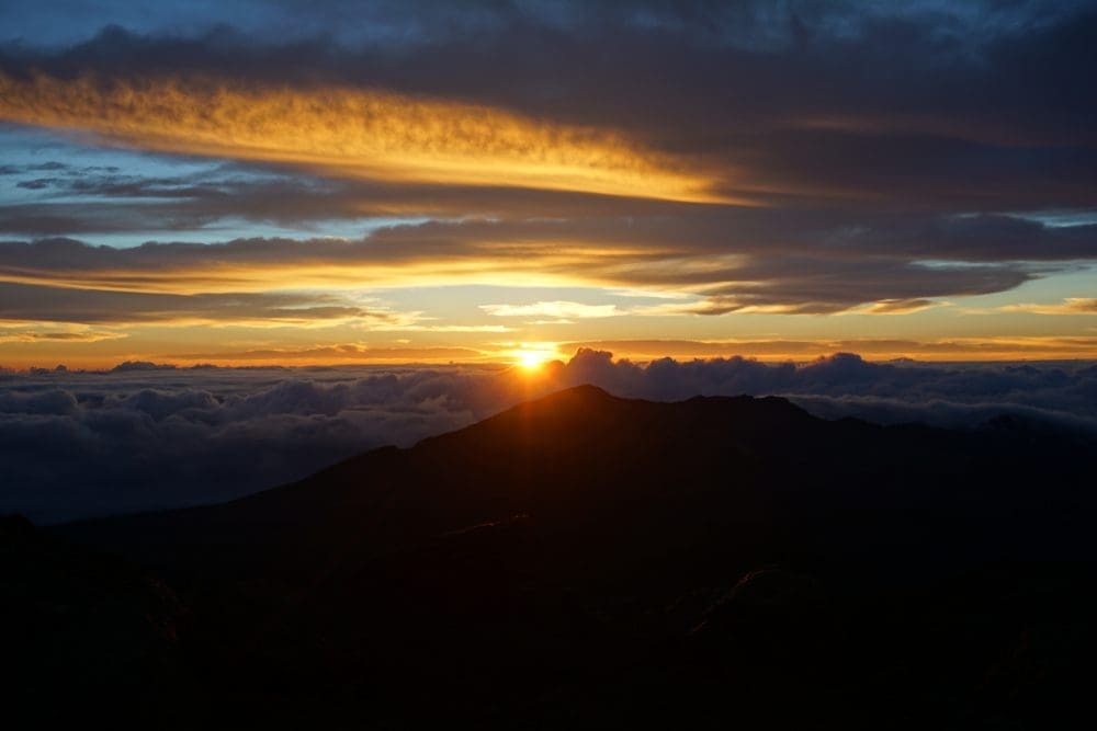 Sunrise in Haleakala National Park (Maui, Hawaii)