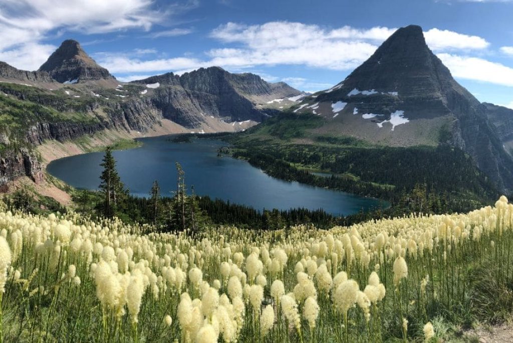 Where is hidden lake in glacier national park?