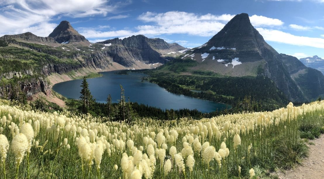 Where is hidden lake in glacier national park?